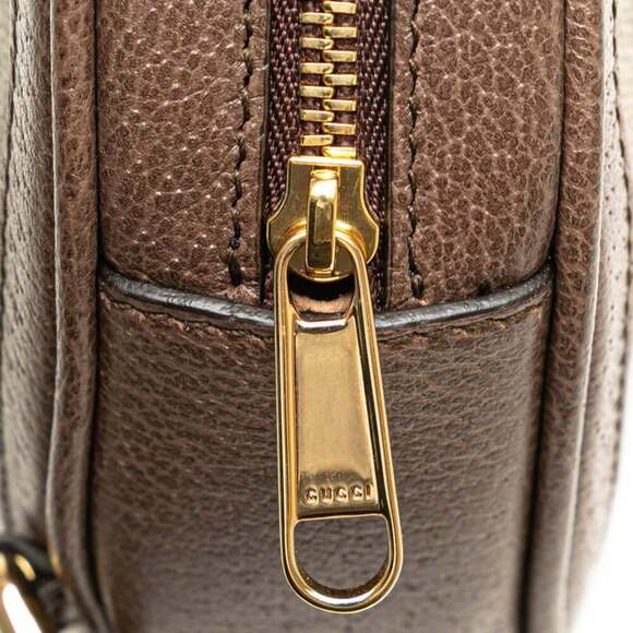 GUCCI Brown Leather Backpack main image 8
